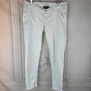 LED Under Belly Skinny Maternity Jeans